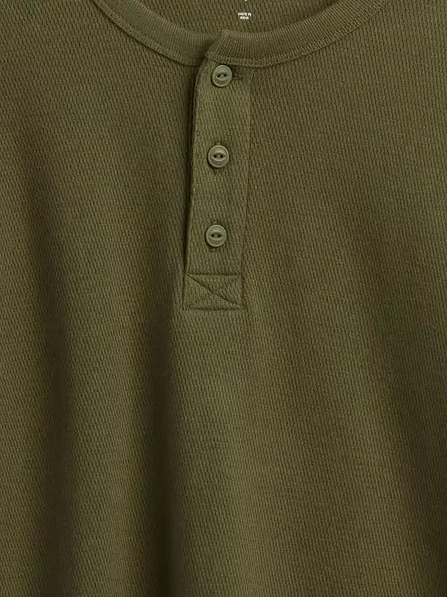 Henley-T-shirt i avslappnad passform för barn