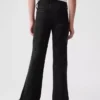 Högmidjade 70-talsinspirerade flare-Jeans för barn