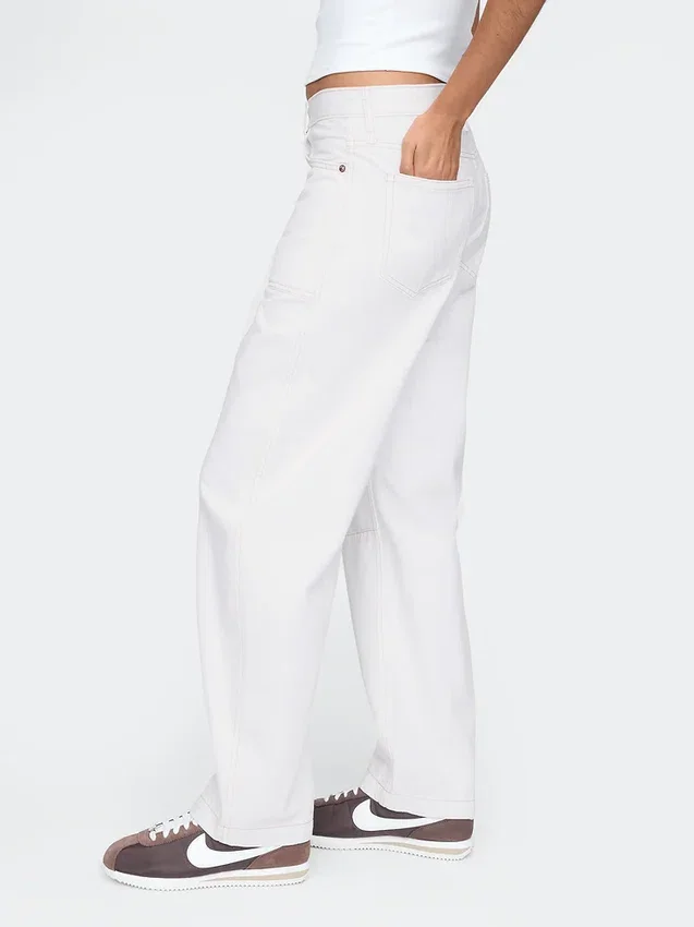 Högmidjade Barrel Carpenter-Jeans