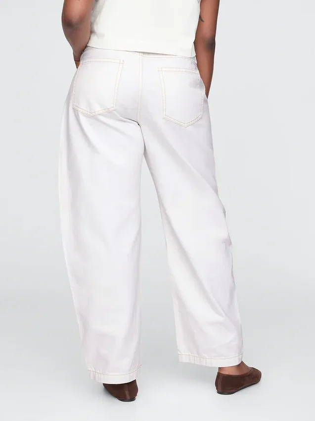 Högmidjade Barrel Carpenter-Jeans