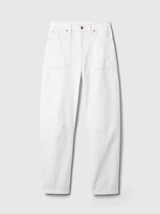Högmidjade Barrel Carpenter-Jeans