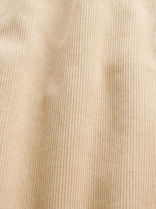 Högmidjade byxor i corduroy