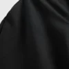 Högmidjade byxor med breda ben i dubbelstickat