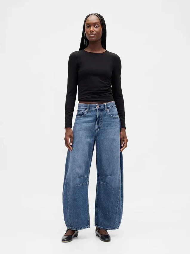 Högmidjade Horseshoe-Jeans