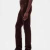 Högmidjade slim straight-Jeans i corduroy i 90-talsstil