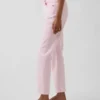 Högmidjade, smala, raka cropped-Jeans i 90-talsstil