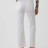 Högmidjade, smala, raka cropped-Jeans i 90-talsstil