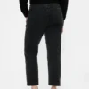 Högmidjade, smala, raka cropped-Jeans i 90-talsstil