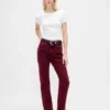 Högmidjade, smala raka Jeans i 90-talsstil
