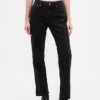 Högmidjade, smala raka Jeans i 90-talsstil