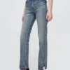 Högmidjade, smala raka Jeans i 90-talsstil
