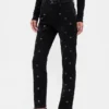 Högmidjade, smala raka Jeans i 90-talsstil
