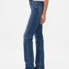 Högmidjade, smala raka Jeans i 90-talsstil