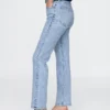 Högmidjade, smala raka Jeans i 90-talsstil