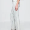 Högmidjade, smala raka Jeans i 90-talsstil