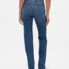 Högmidjade, smala raka Jeans i 90-talsstil