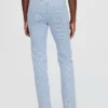 Högmidjade, smala raka Jeans i 90-talsstil