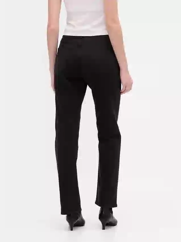 Högmidjade, smala raka Jeans i 90-talsstil