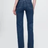 Högmidjade, smala raka Jeans i 90-talsstil