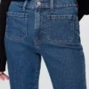 Högmidjade, smala raka Jeans i 90-talsstil