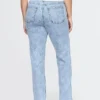 Högmidjade, smala raka Jeans i 90-talsstil