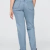 Högmidjade, smala raka Jeans i 90-talsstil