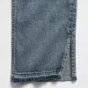 Högmidjade, smala raka Jeans i 90-talsstil