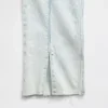 Högmidjade, smala raka Jeans i 90-talsstil
