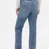 Högmidjade, smala raka Jeans i 90-talsstil