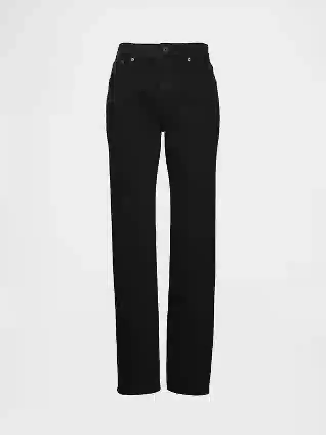 Högmidjade, smala raka Jeans i 90-talsstil