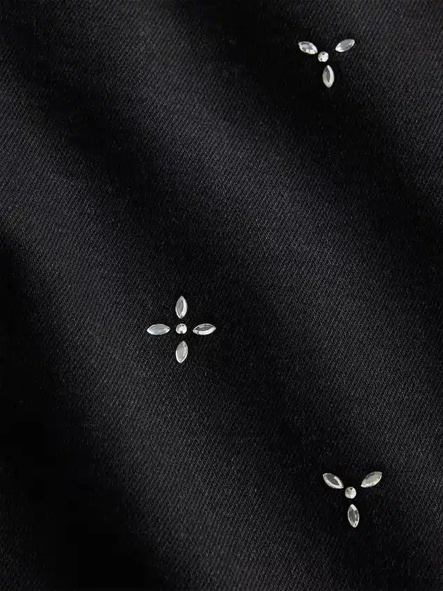 Högmidjade, smala raka Jeans i 90-talsstil