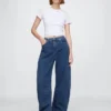 Högmidjade stickade Horseshoe-Jeans