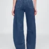 Högmidjade stickade Horseshoe-Jeans