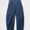 Högmidjade stickade Horseshoe-Jeans