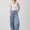 Högmidjade, ultramjuka Horseshoe-Jeans