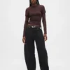 Högmidjade, ultramjuka Horseshoe-Jeans