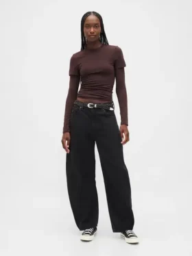 Högmidjade, ultramjuka Horseshoe-Jeans