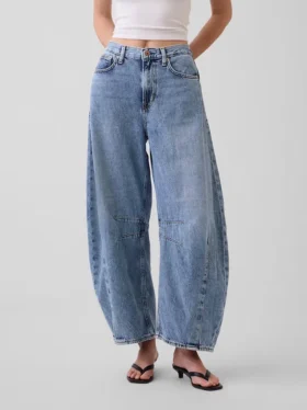 Högmidjade, ultramjuka Horseshoe-Jeans