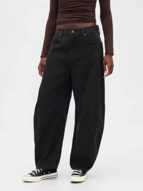Högmidjade, ultramjuka Horseshoe-Jeans