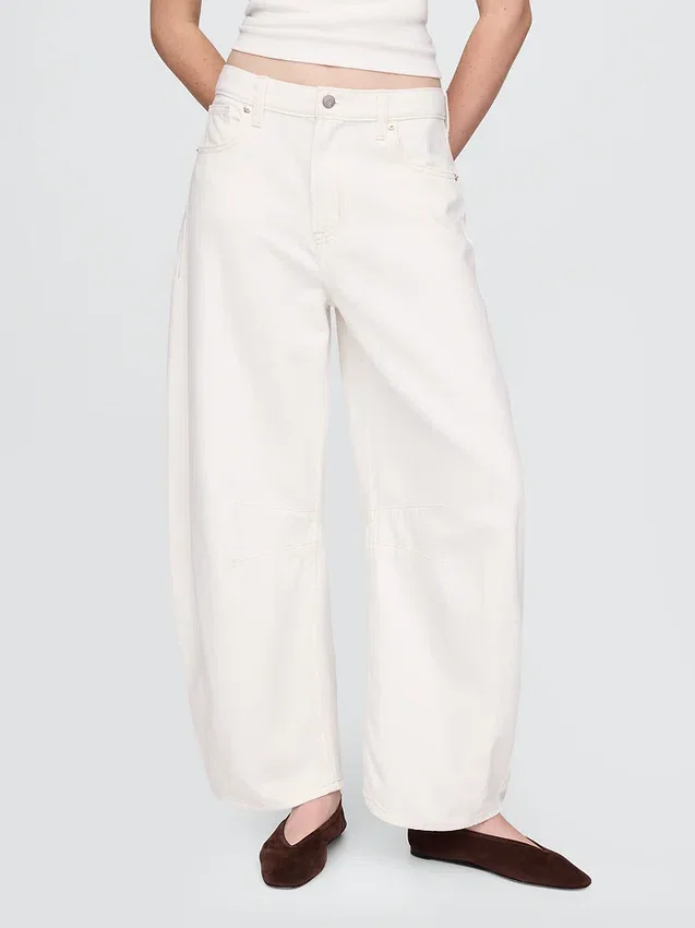 Högmidjade, ultramjuka Horseshoe-Jeans