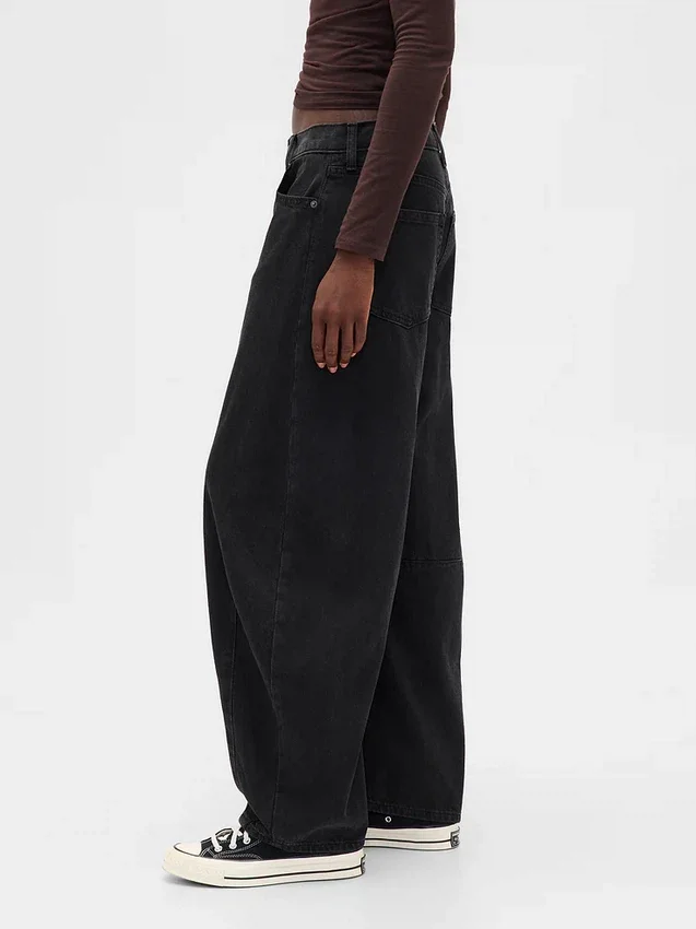 Högmidjade, ultramjuka Horseshoe-Jeans