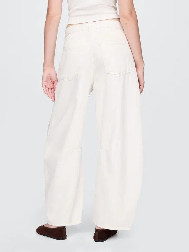Högmidjade, ultramjuka Horseshoe-Jeans