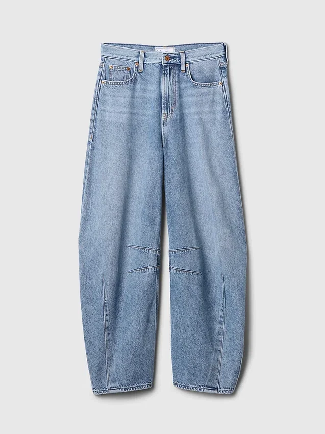Högmidjade, ultramjuka Horseshoe-Jeans