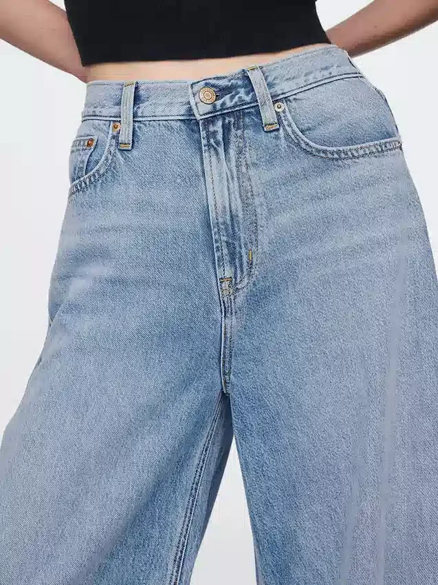 Högmidjade, ultramjuka Horseshoe-Jeans