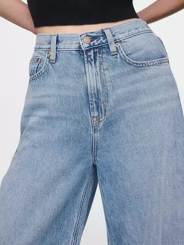 Högmidjade, ultramjuka Horseshoe-Jeans