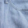 Högmidjade, ultramjuka jeans med randigt mönster