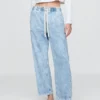 High Rise Easy Barrel-Jeans