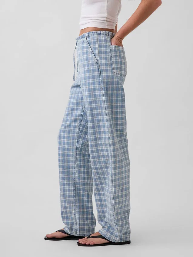 High Rise Easy Barrel-Jeans