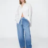 High Rise Easy Barrel-Jeans
