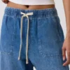 High Rise Easy Barrel-Jeans